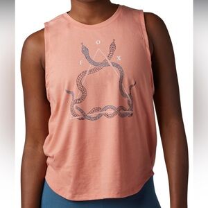 Fox racing women’s tank top salmon pink dirt bike moto cross size large top